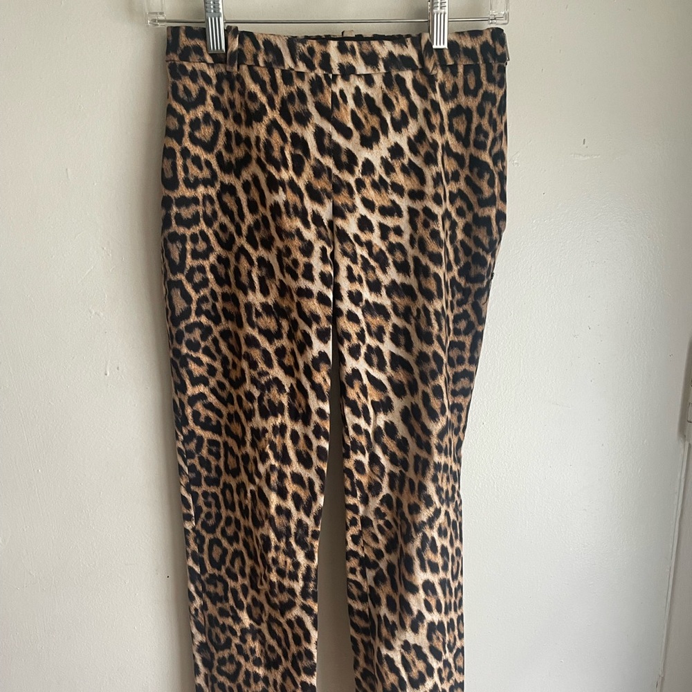 Zara Woman Leopard Print Pants